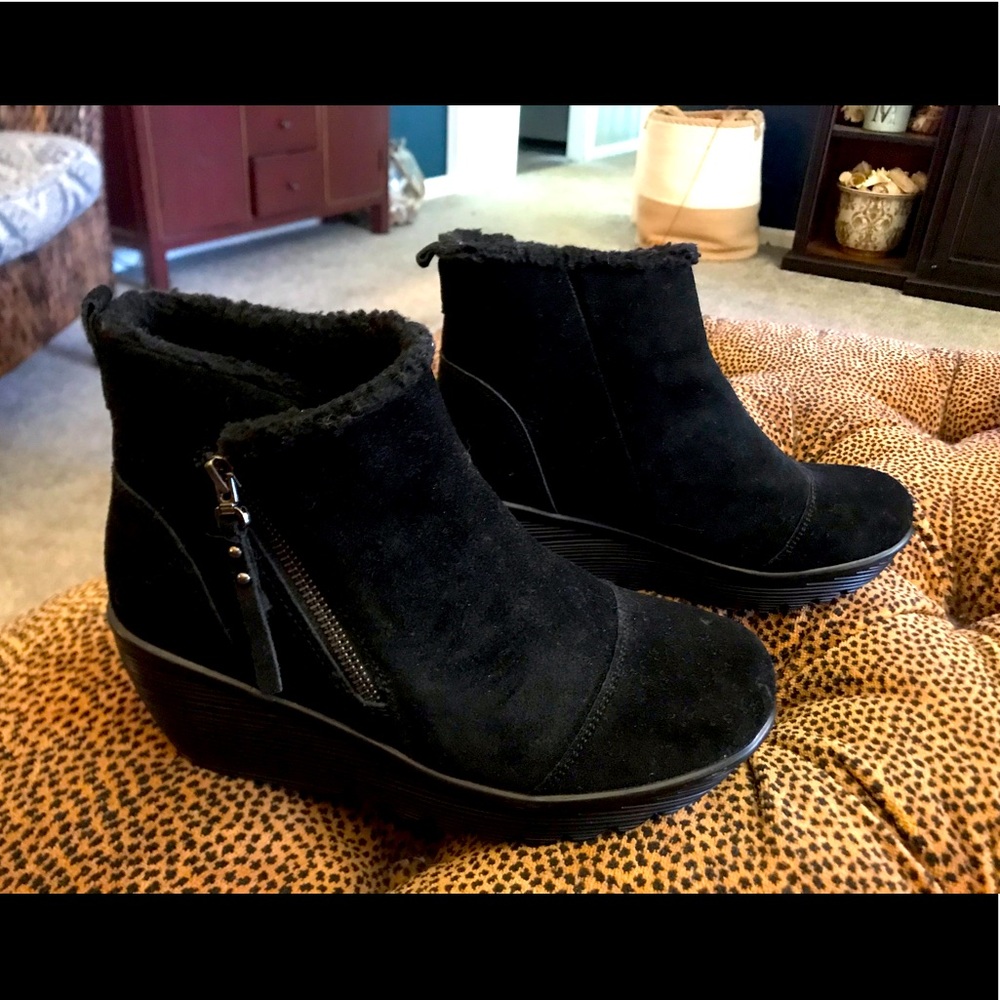 Leather Air-Cooled Memory Foam Skechers Boots